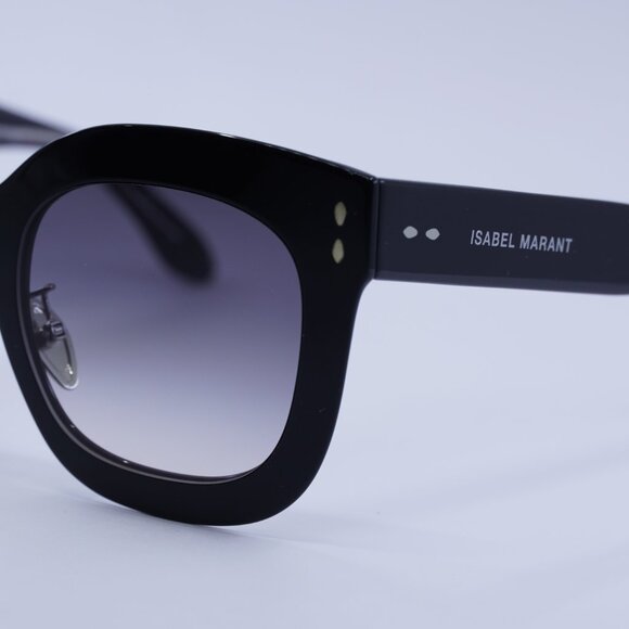 🕶️New Isabel Marant IM0002/S 0807 9O Sunglasses - Black Frame, Grey Lenses - Picture 4 of 10